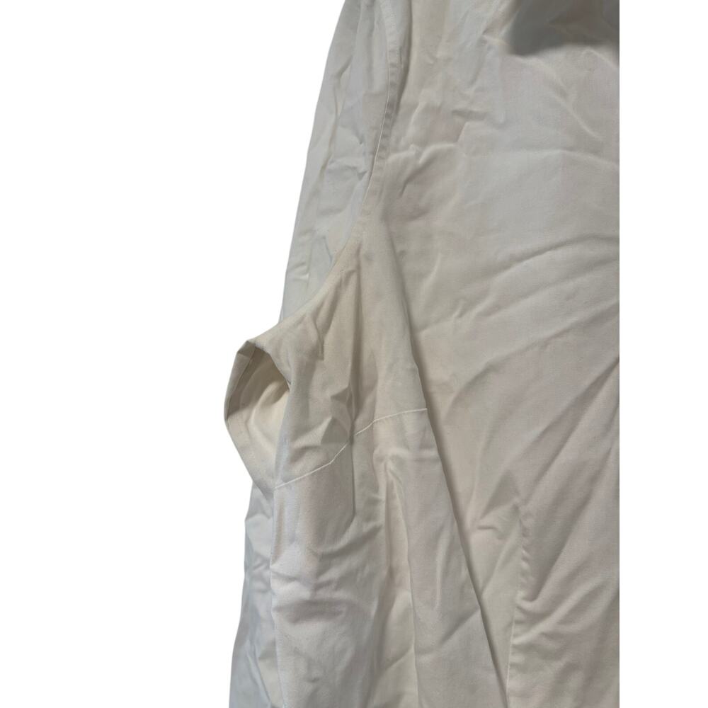 Talbots White Button Down Shirt 14W Non-Iron Cotton - Picture 5 of 10